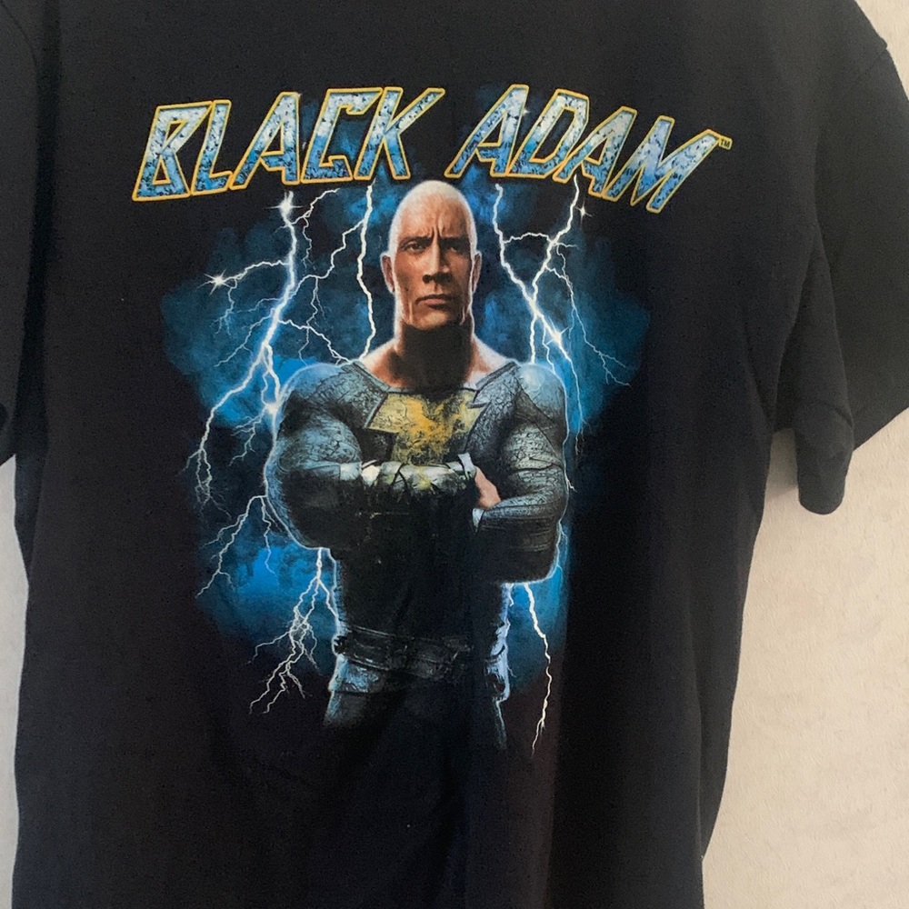 Marvel Black Adam Tee - Black and Blue